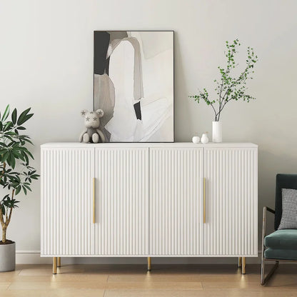 Modern Buffet Cabinet with Storage and Adjustable Shelves