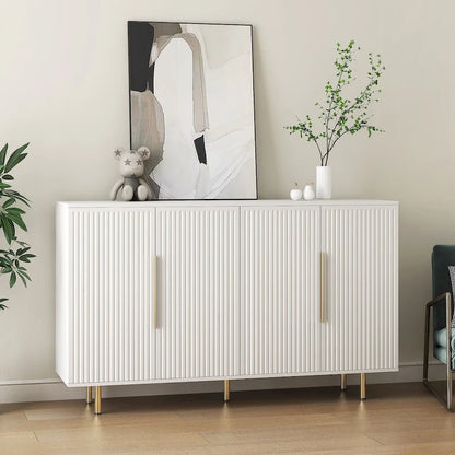 Modern Buffet Cabinet with Storage and Adjustable Shelves