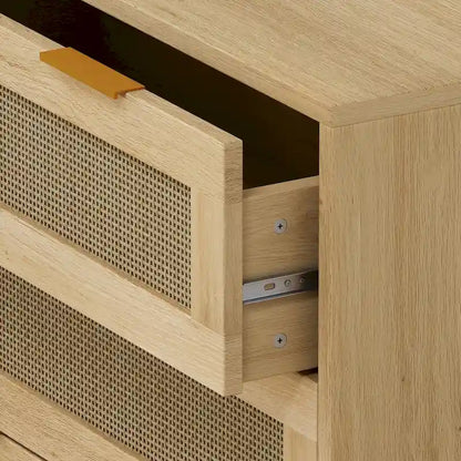 Robyn 6-drawer Dresser Oak - N/A