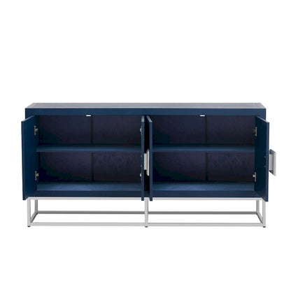 Light Luxury Designed Cabinet with Unique Support Legs and Adjustable Shelves