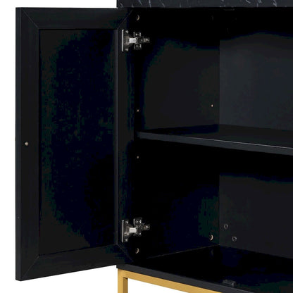 Sideboard with Extra Large Storage Space with Metal Handles and Support Legs for Living Room and Dining Room