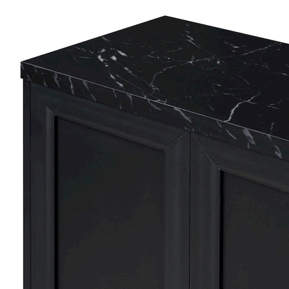 Sideboard with Extra Large Storage Space with Metal Handles and Support Legs for Living Room and Dining Room