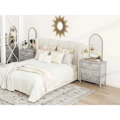 3 Drawer Cabinet, American Furniture, Suitable for Bedroom, Living Room, Study