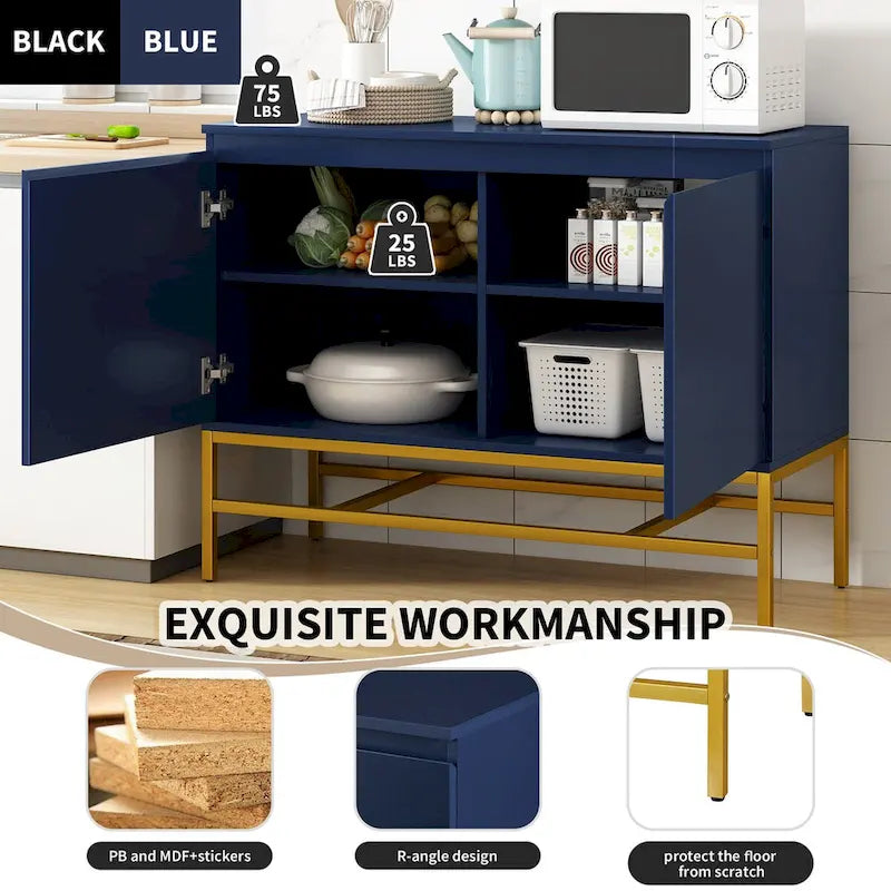 Minimalist Cabinet with 2 Door Sideboard