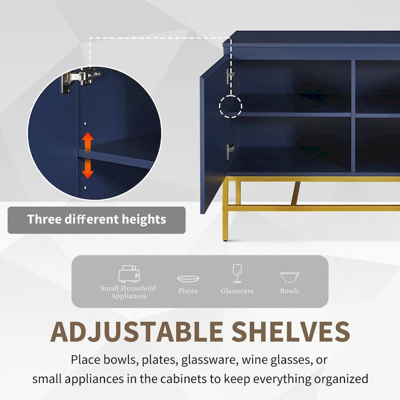 Minimalist Cabinet with 2 Door Sideboard
