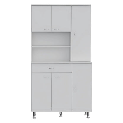 Kitchen Pantry for Kitchen, Dining Room,Living Room, White