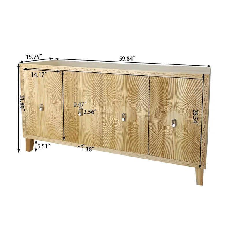 RR 4 Door Storage Cabinet