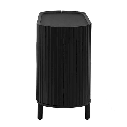 Curved Design Light Luxury Sideboard with Adjustable Shelves,Suitable for Living Room,Study and Entrance