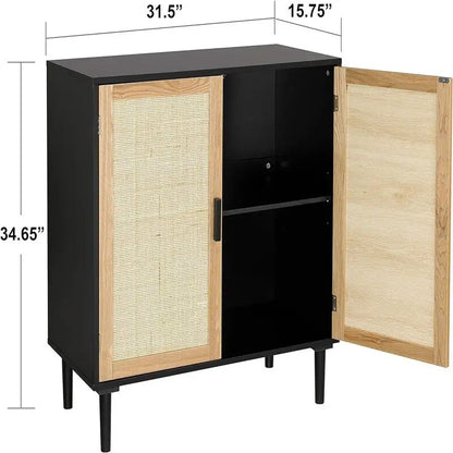 Sideboard Buffet CabinetKitchen Storage Cabinet - 15.8D x 31.5W x 34.6H