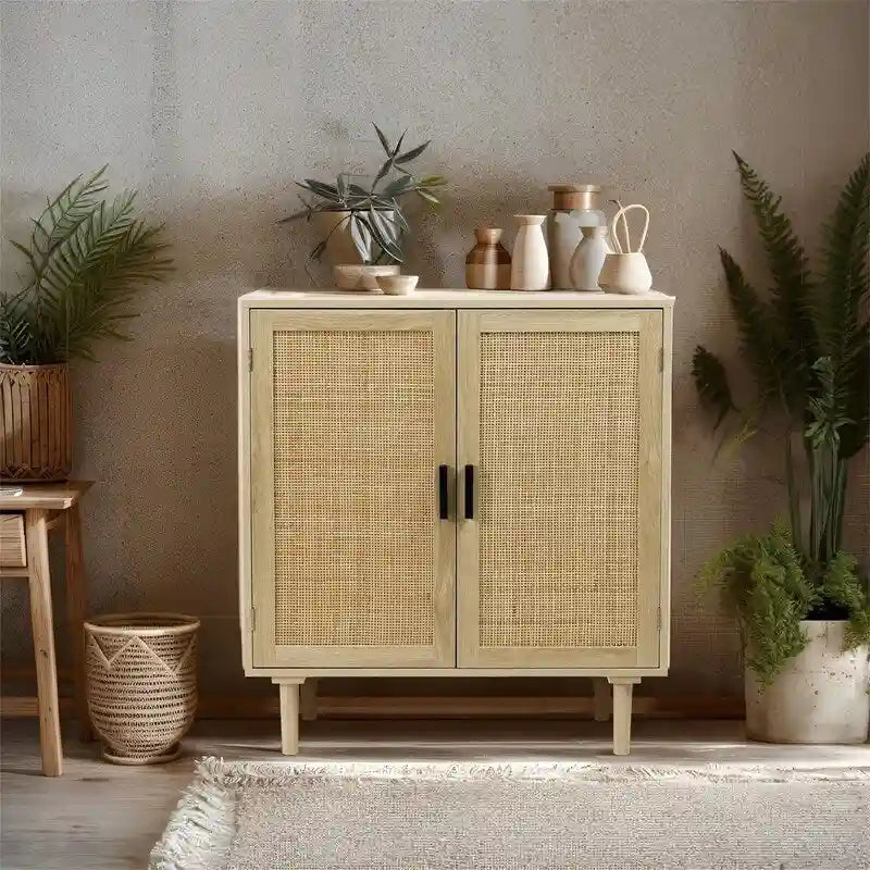 Sideboard Buffet CabinetKitchen Storage Cabinet - 15.8D x 31.5W x 34.6H