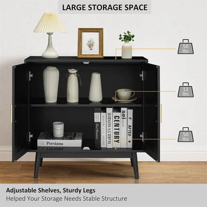 Sideboard Buffet Cabinet - 15.75D x 31.5W x 31.5H