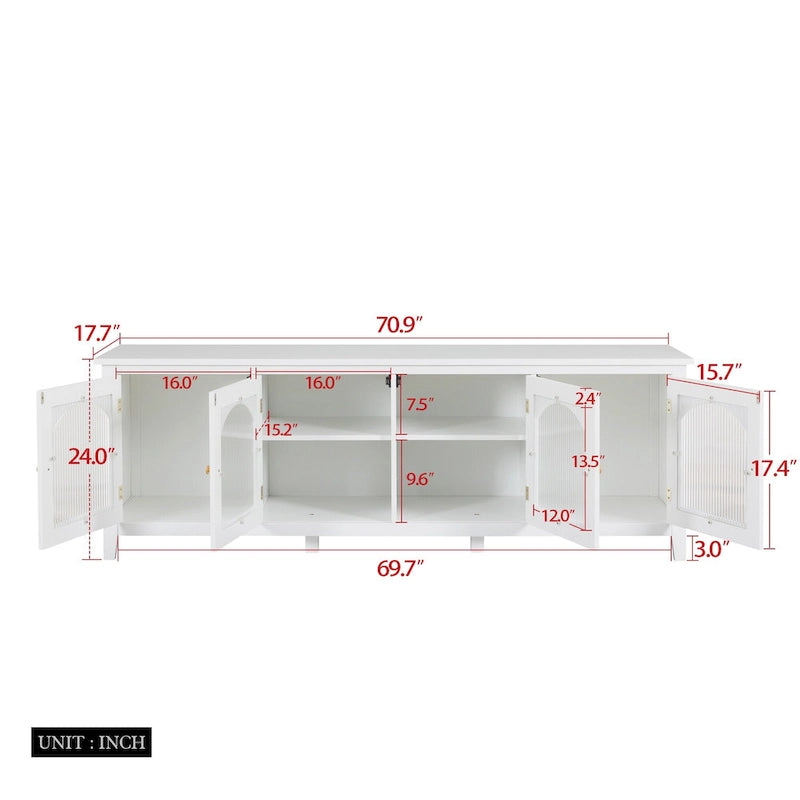 RR 71-inch stylishTVcabinet