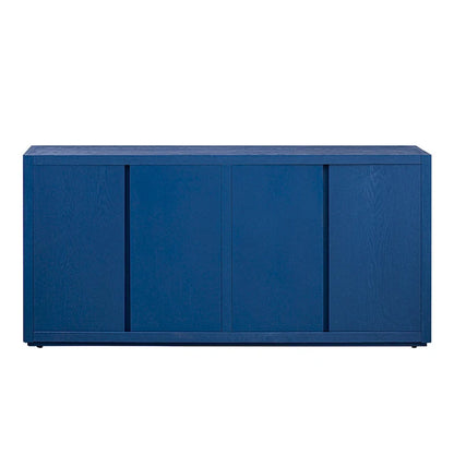 63 Four-Door Sideboard with Adjustable Shelves for Hallway Entryway Living Room