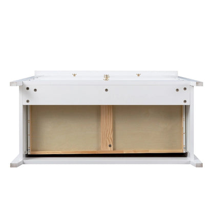 Wood spray-painted drawer dresser