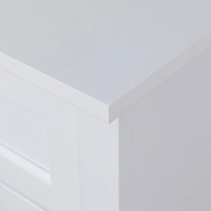Wood spray-painted drawer dresser