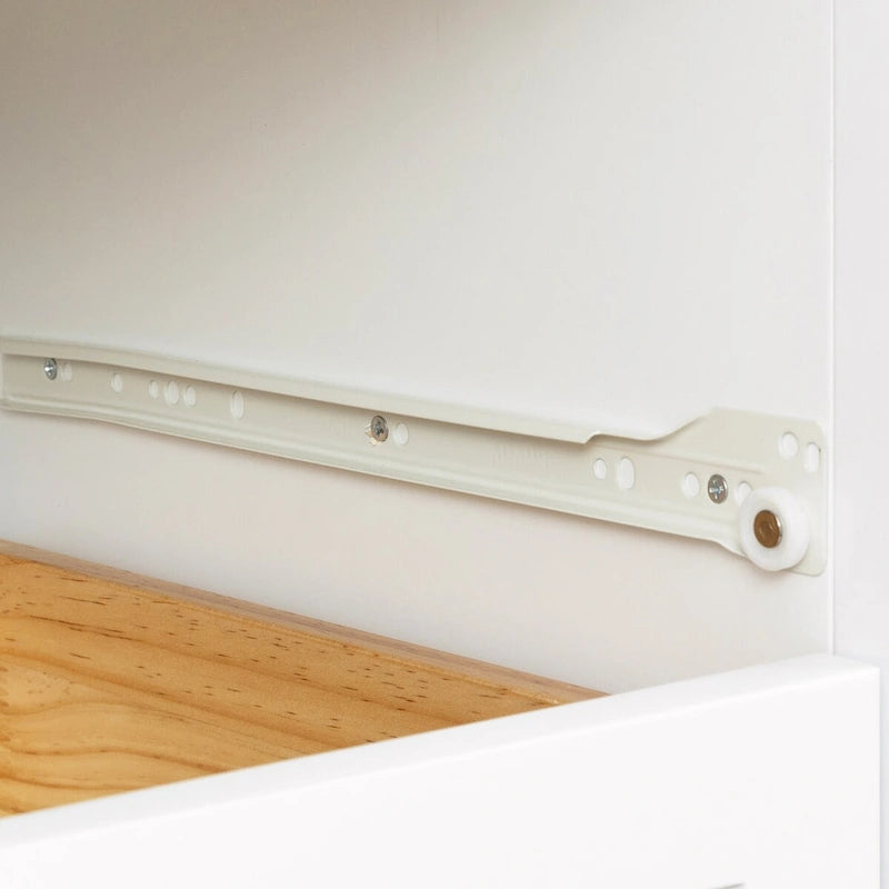 Wood spray-painted drawer dresser