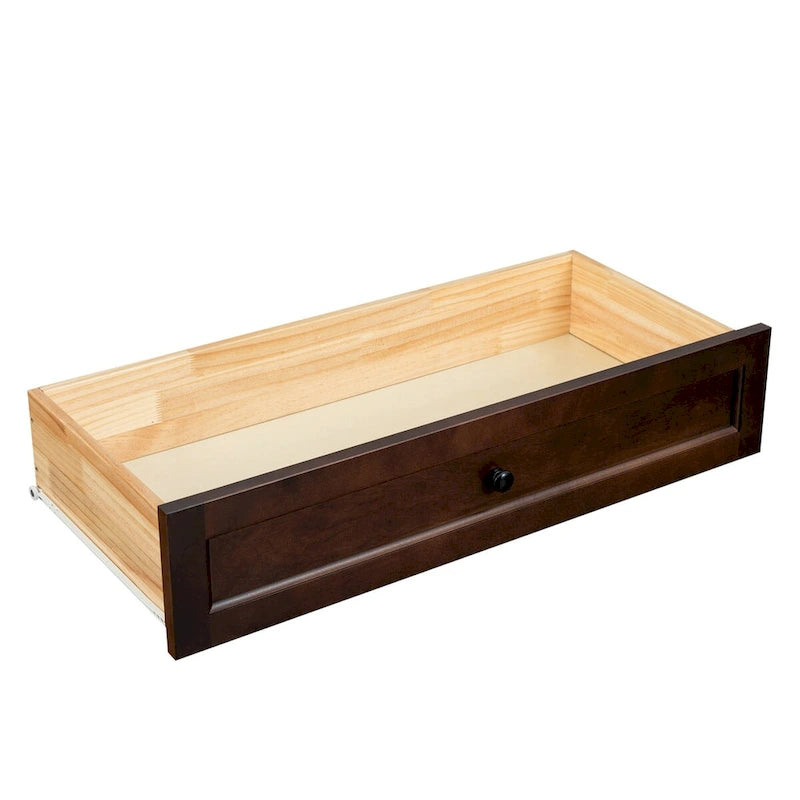 Wood spray-painted drawer dresser