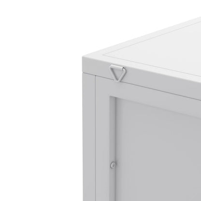 22.25 Floor Coner Cabinet,Three Tiers with Tempered Glass Doors and Storage Shelves