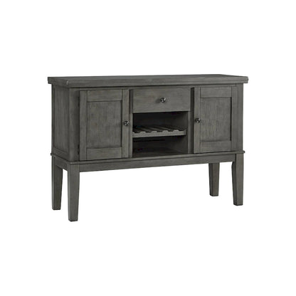Hallanden Antique Gray Dining Room Server - 56W x 18D x 39H