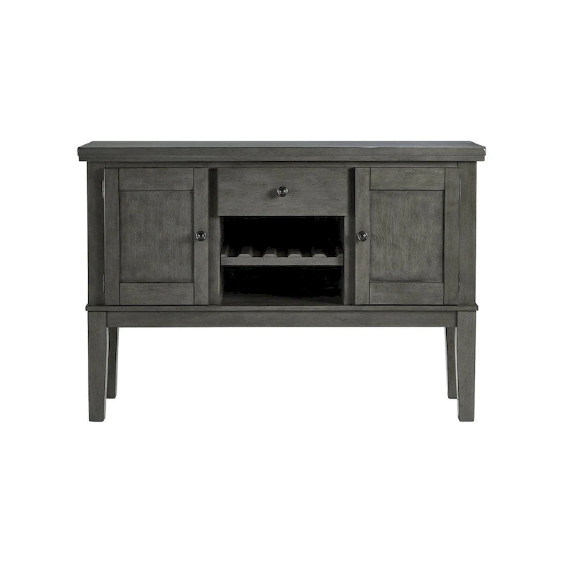 Hallanden Antique Gray Dining Room Server - 56W x 18D x 39H