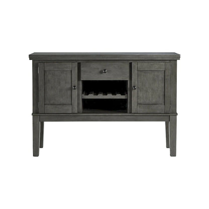 Hallanden Antique Gray Dining Room Server - 56W x 18D x 39H
