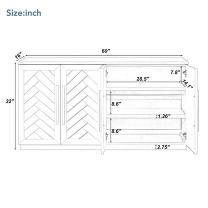 Sideboard with 4 Doors