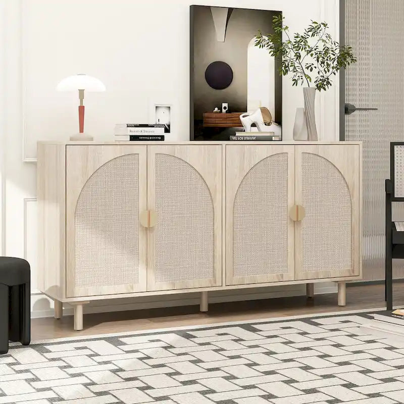 4 Door Cabinet,for Bedroom,Living Room,Study