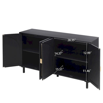 4 Door Cabinet,for Bedroom,Living Room,Study
