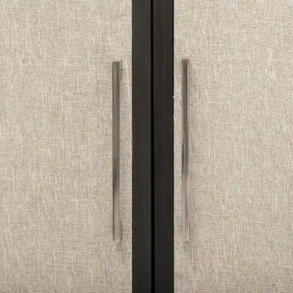 Light Luxury Style Cabinet with Four Linen Cabinet Doors,Suitable for Living Room,Study Room,Entrance