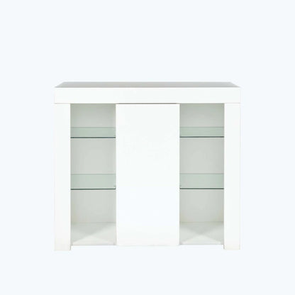 Kitchen Sideboard Cupboard with LED Light,with Drawer and 1 Doors