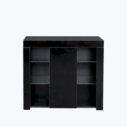 Kitchen Sideboard Cupboard with LED Light,with Drawer and 1 Doors