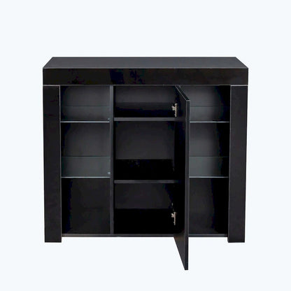 Kitchen Sideboard Cupboard with LED Light,with Drawer and 1 Doors