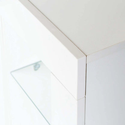 Kitchen Sideboard Cupboard with LED Light,with Drawer and 1 Doors