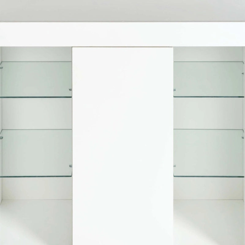 Kitchen Sideboard Cupboard with LED Light,with Drawer and 1 Doors