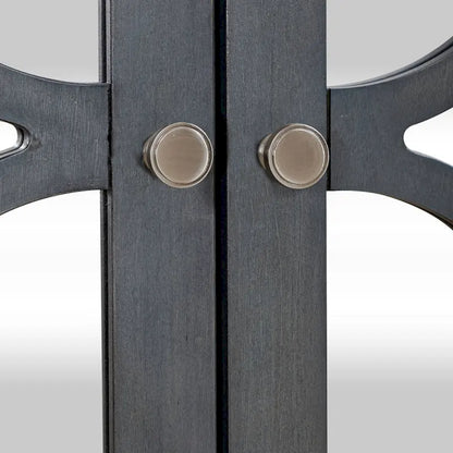 Circle View Blue Dusk Four Door Accent Cabinet