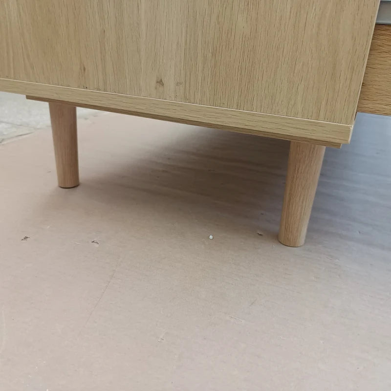 59.066-Drawers Rattan Storage Cabinet