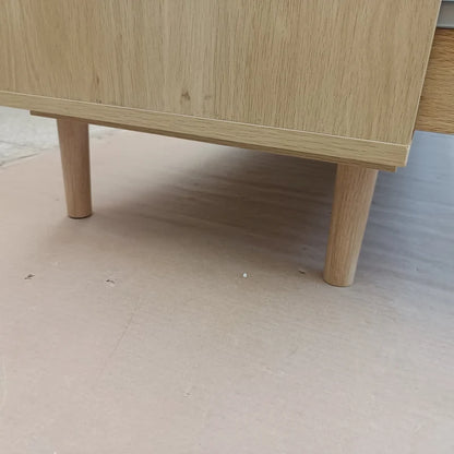 59.066-Drawers Rattan Storage Cabinet