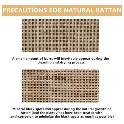 59.066-Drawers Rattan Storage Cabinet