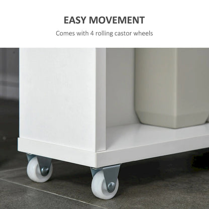 Bathroom Cabinet with Wheels