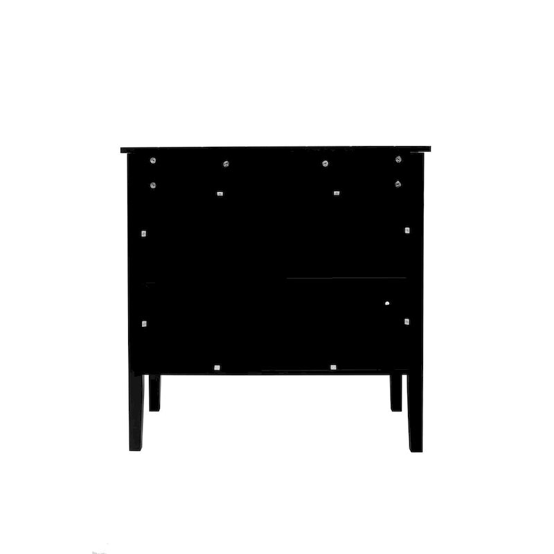 2 Door Wooden Cabinets with Adjustable Shelve, Wood Cabinet Vintage Style Sideboard for Living Room, Dining Room, Office