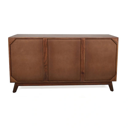 Wood Six Drawer Sideboard Buffet