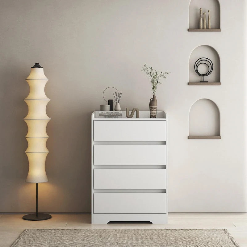 GEITIN Modern Wooden Dresser Cabinet with Sturdy Frame