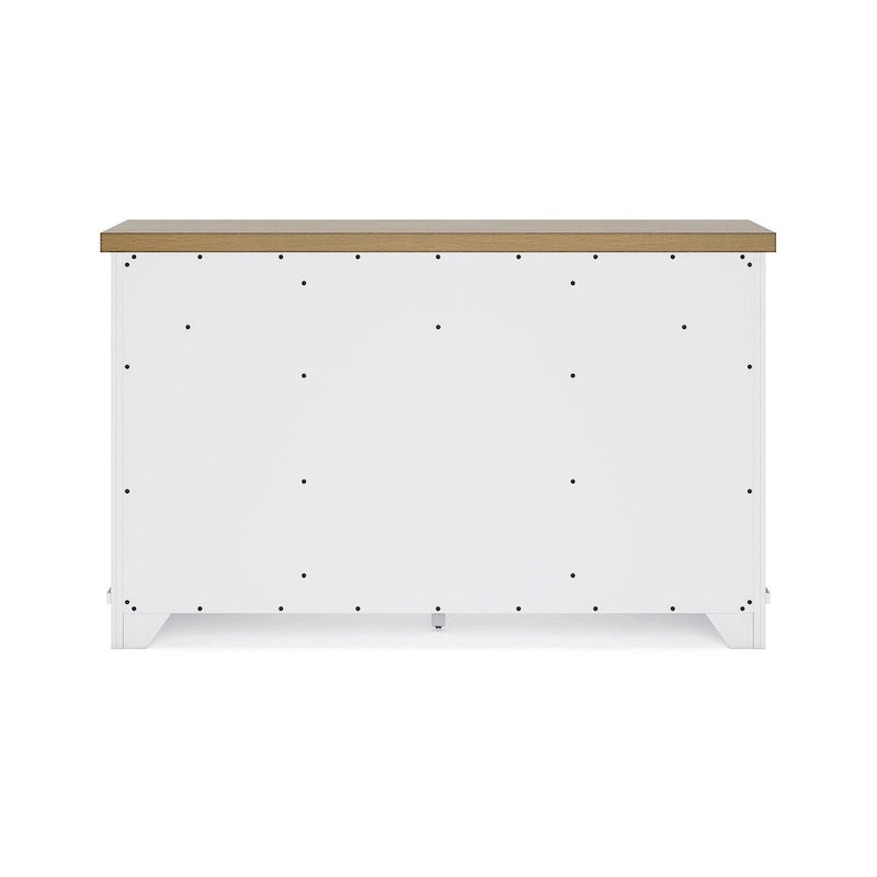 Signature Design by Ashley Ashbryn White/Natural Dining Server - 60 W x 19 D x 37 H