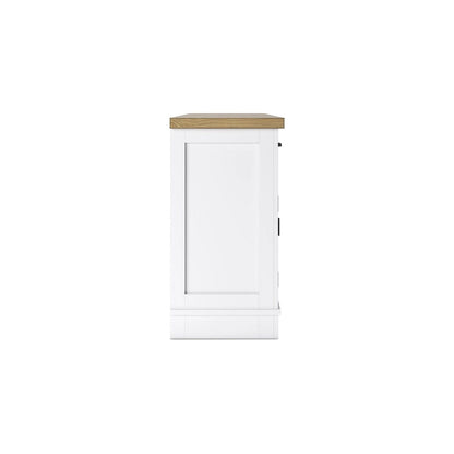 Signature Design by Ashley Ashbryn White/Natural Dining Server - 60 W x 19 D x 37 H