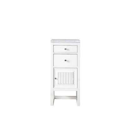 James Martin Vanities Athens 15 Cabinet w/ Drawers and Door, Glossy White