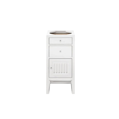 James Martin Vanities Athens 15 Cabinet w/ Drawers and Door, Glossy White