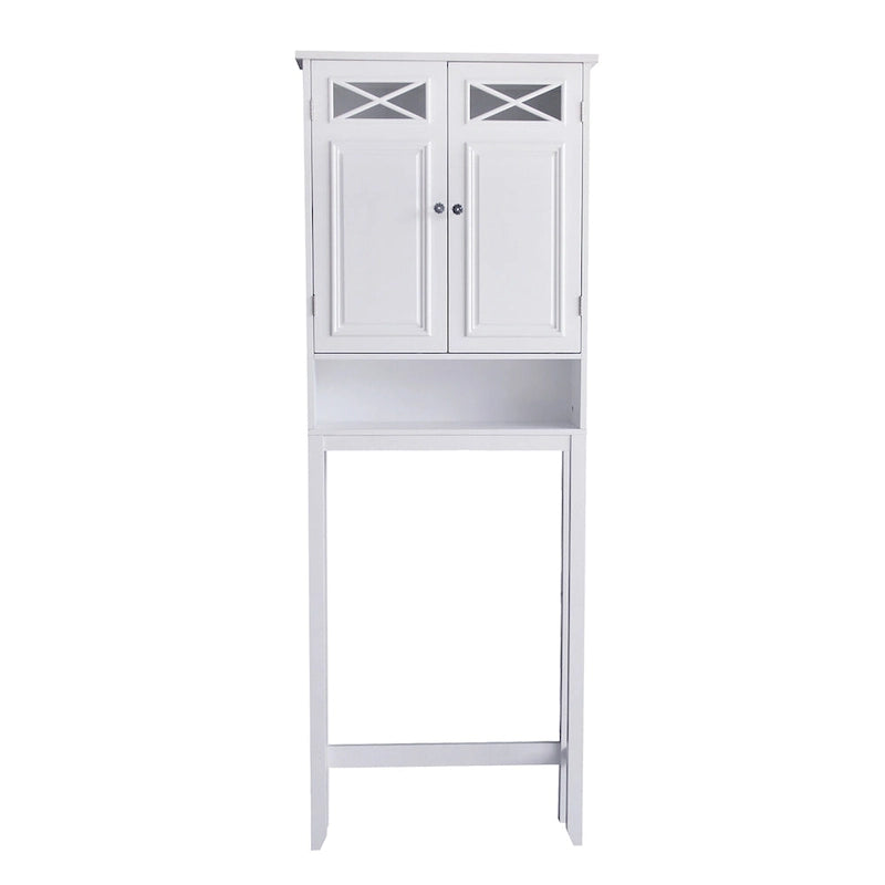 Teamson Home Dawson Over-the-Toilet Space Saver, White - 8L x 25W x 68H