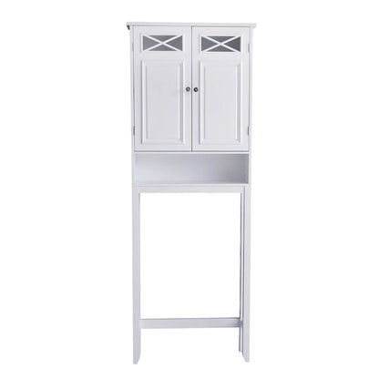 Teamson Home Dawson Over-the-Toilet Space Saver, White - 8L x 25W x 68H