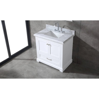 Mareo 36 Solid Wood Bathroom Vanity Set