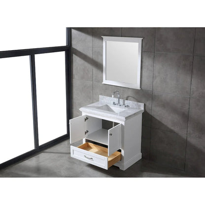 Mareo 36 Solid Wood Bathroom Vanity Set